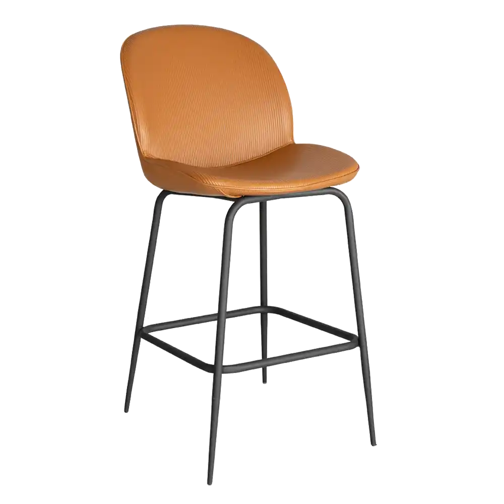GUBİ SİYAH METAL BAR SANDALYESİ