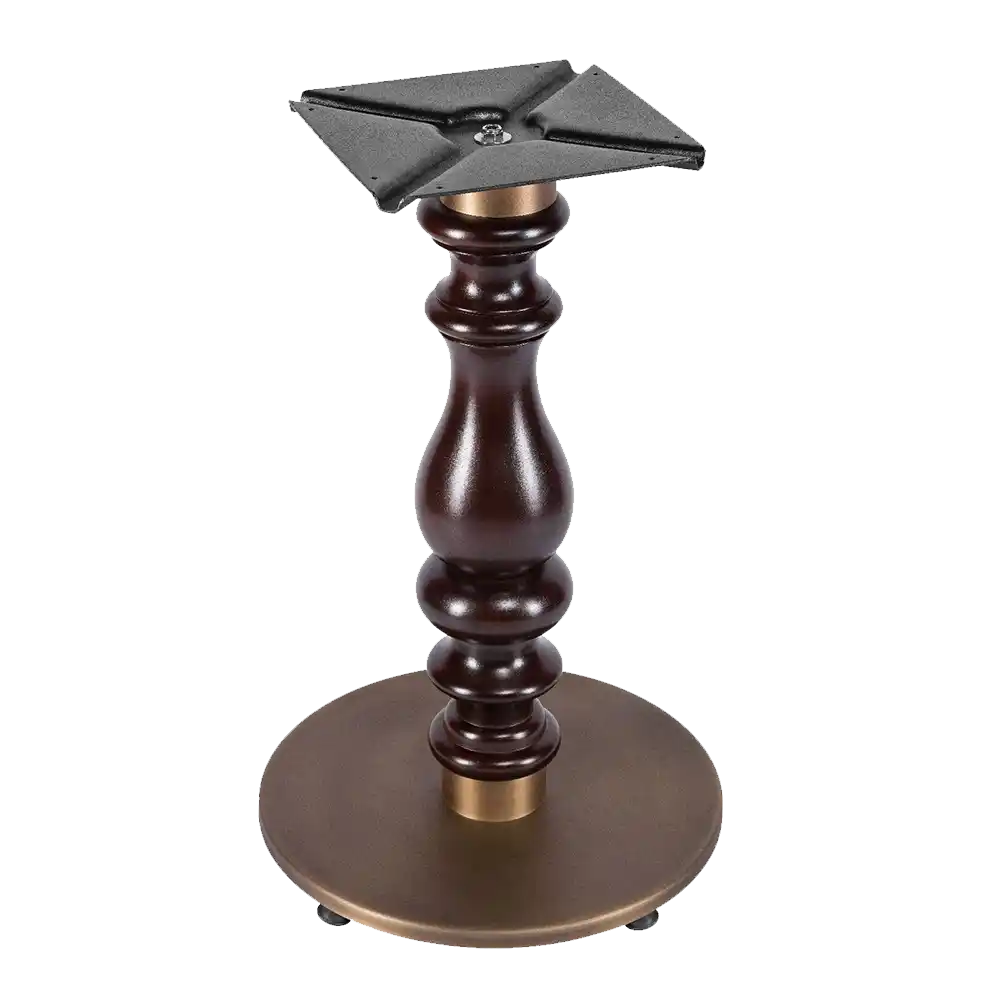 U048 METAL AHŞAP CEVİZ MASA AYAĞI
