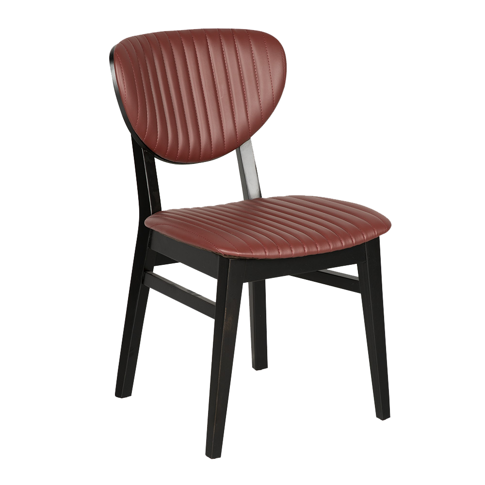LİON DİKİŞLİ AHŞAP CAFE SANDALYE