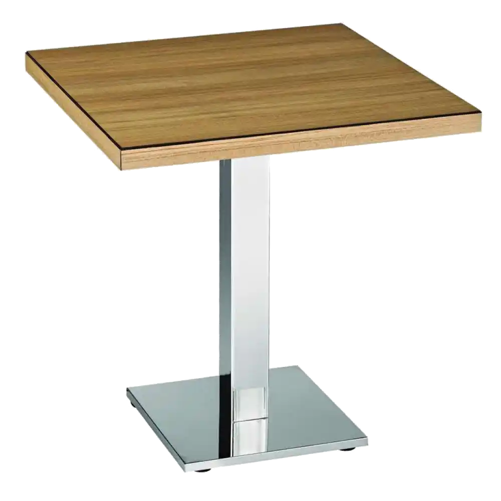 40 mm Etek Görünümlü Compact Laminat Cafe Restoran Masası