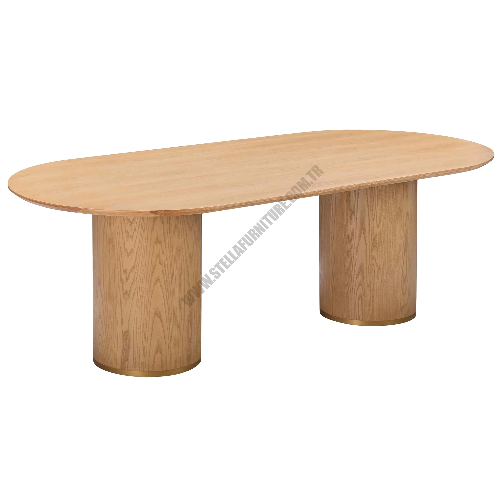 BRANDY OVAL DİNİNG TABLE, NATURAL ASH