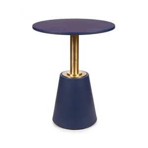 Gold Metal Ayaklı Modern Yuvarlak Cafe Restoran Masası