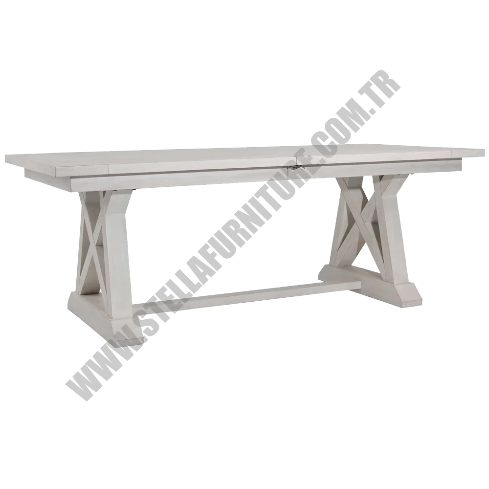 JOAQUİN EXTENDABLE DİNİNG TABLE, LİGHT GREY WASH