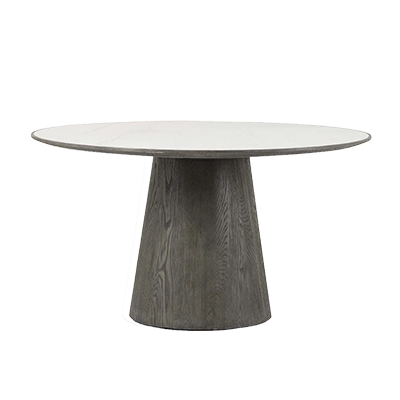 SKYE ROUND DİNİNG TABLE, WHİTE MARBLE