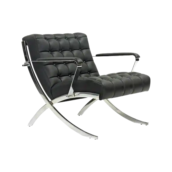 MURANO İKLİ KOLLU SİYAH OFİS KANEPELERİ
