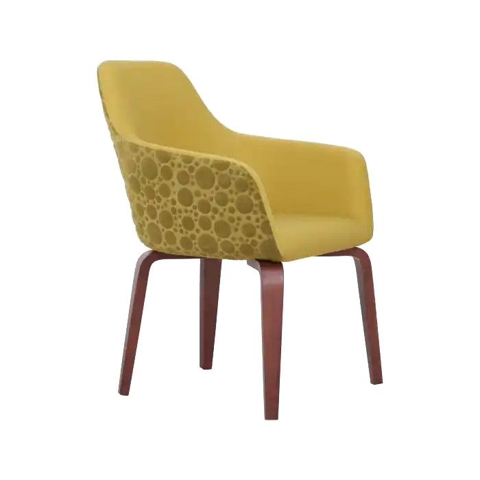 İNCA SARI BEKLEME AHŞAP AYAKLI
