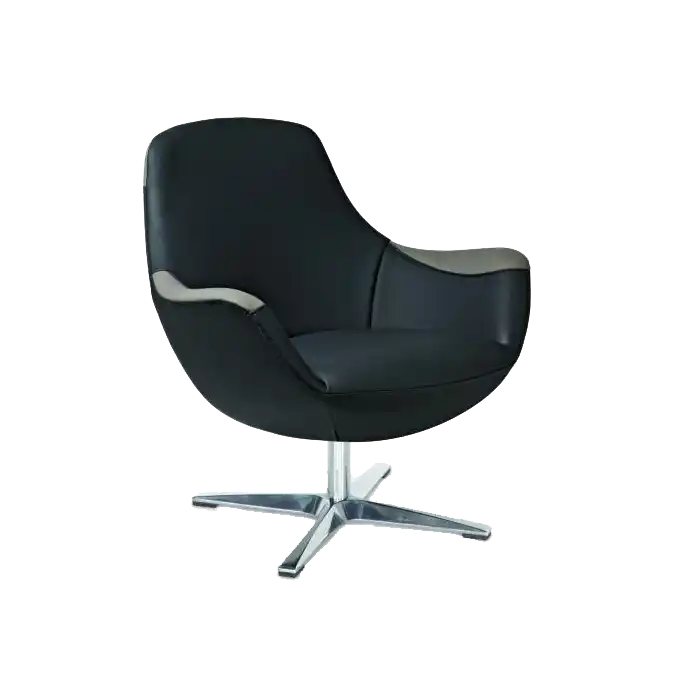 NOKTA DERİ TEKLİ BEKLEME KOLTUĞU DİKİŞSİZ