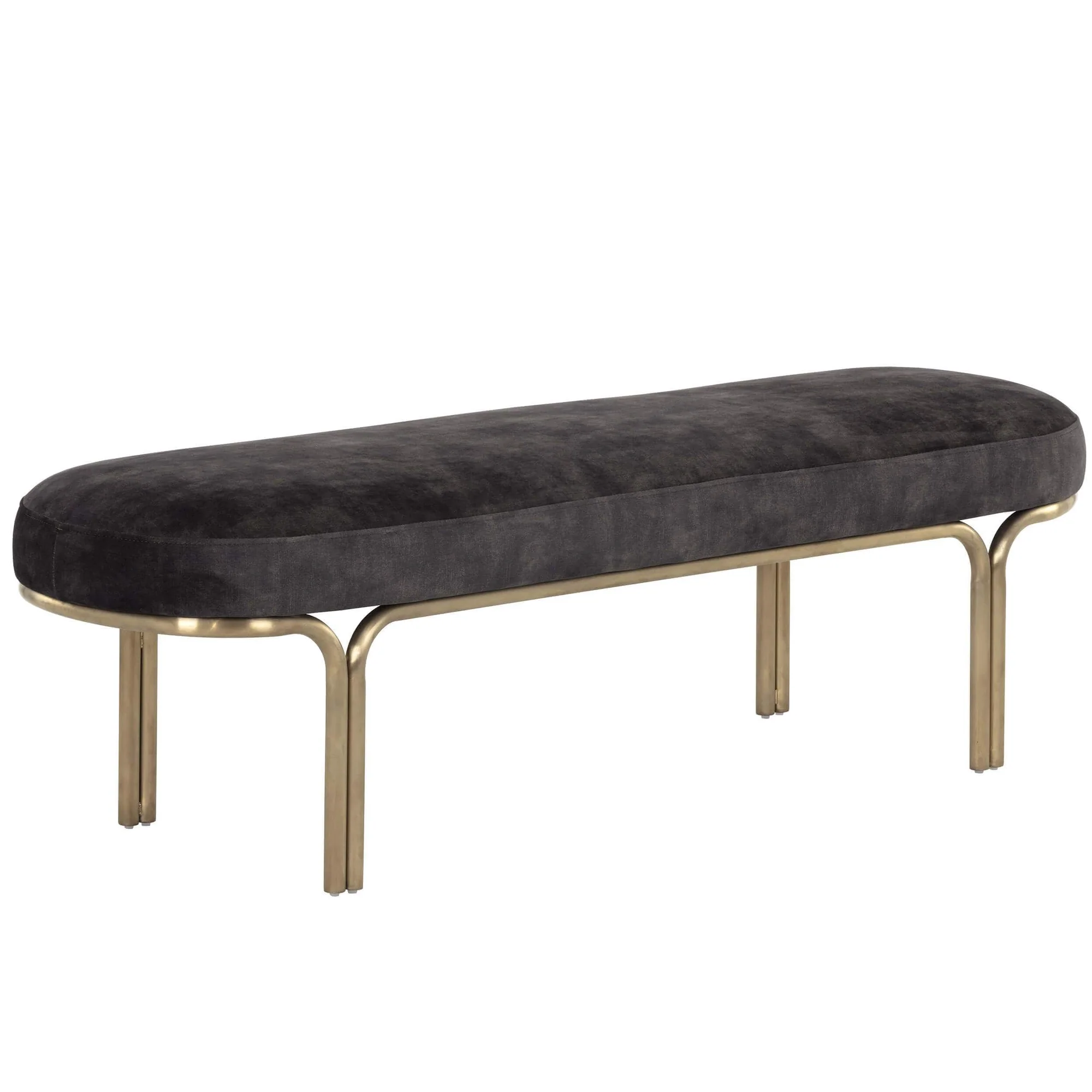 GWEN KIVRIMLI METAL AYAKLI BENCH
